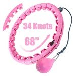 Plus Size 34 Knots Weighted Workout Hoop