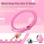 Plus Size 34 Knots Weighted Workout Hoop