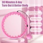 Plus Size 34 Knots Weighted Workout Hoop