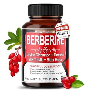 Berberine Supplement with Ceylon Cinnamon & Turmeric