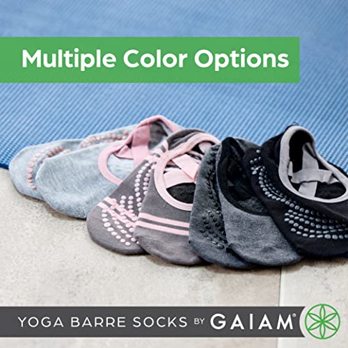 Grippy Yoga Barre Socks for Hot Yoga & Pilates
