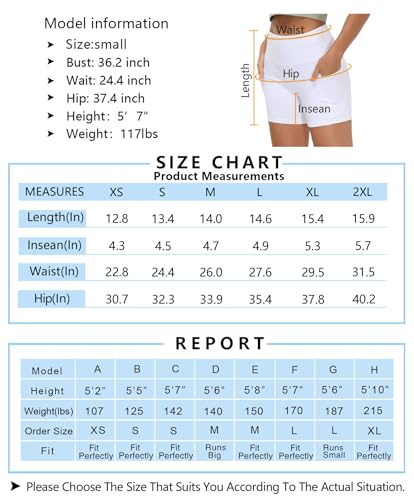 High Waist Tummy Control Yoga Shorts for Women