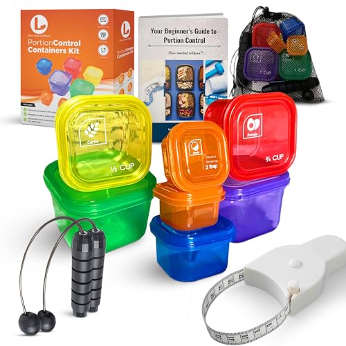 21-Day Portion Control Containers Set for Weight Loss