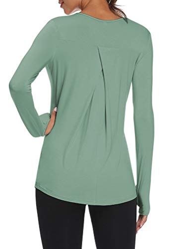 Mippo Women's Lightweight Long Sleeve Workout Shirt