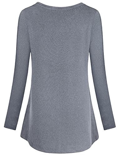 Fitted Long Sleeve Pilates Tops for Women