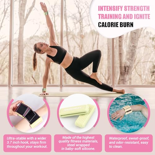 Adjustable Pilates Wrist and Ankle Weights Set