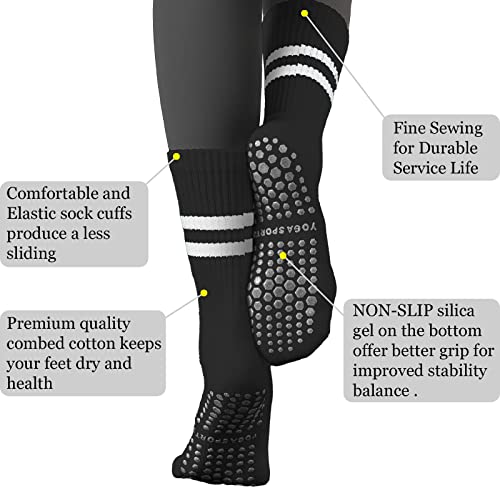 Non-Slip Yoga Socks for Pilates and Fitness