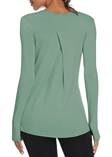 Mippo Women's Lightweight Long Sleeve Workout Shirt