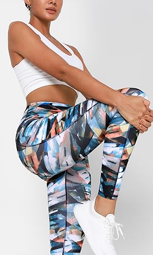 High Waisted Tummy Control Yoga Leggings with Pockets