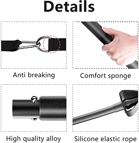 Pilates Bar Kit with Resistance Bands for Home Gym