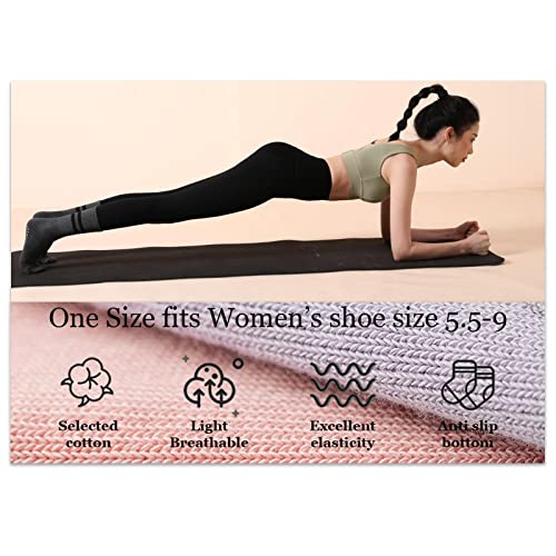 Non-Slip Yoga Socks for Pilates and Fitness
