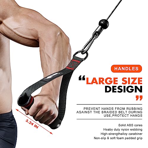 Heavy Duty Cable Handles for Home Workouts