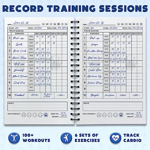 Daily Fitness Workout Planner & Goal Tracker