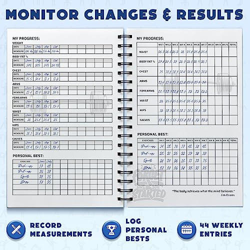 Daily Fitness Workout Planner & Goal Tracker