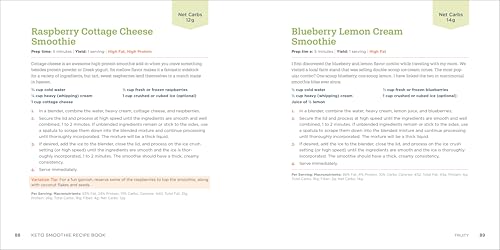Keto Smoothie Recipe Book: 75 Low-Carb Shakes