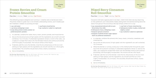 Keto Smoothie Recipe Book: 75 Low-Carb Shakes