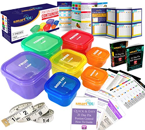 21-Day Portion Control Containers Weight Loss Kit