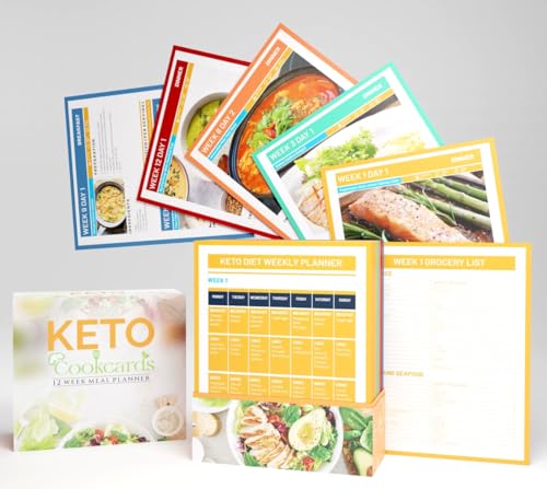 Keto Cookcards: 120 Recipes & Meal Planner