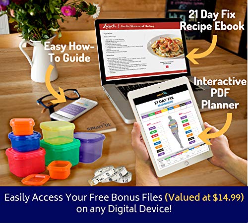 21-Day Portion Control Containers Weight Loss Kit