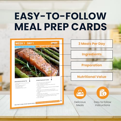 Keto Cookcards: 120 Recipes & Meal Planner