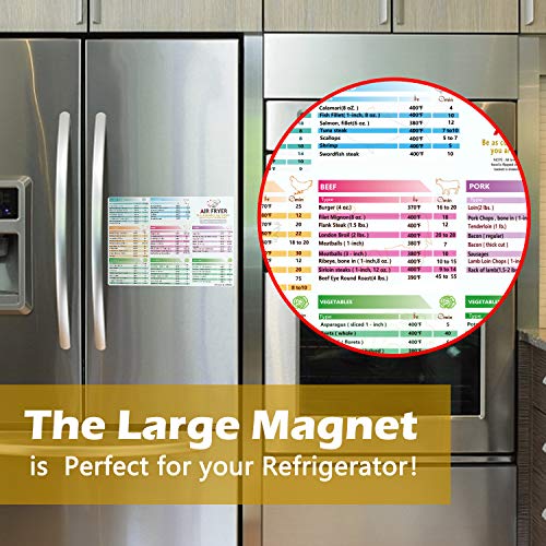 Air Fryer Cooking Times Cheat Sheet Magnet