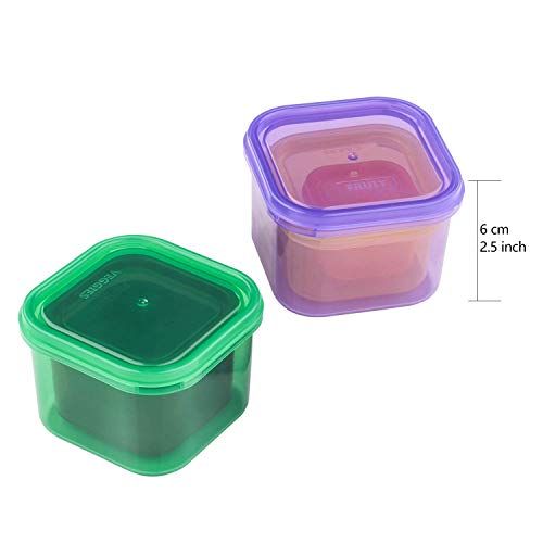 Color-Coded 7PCS Portion Control Containers Set