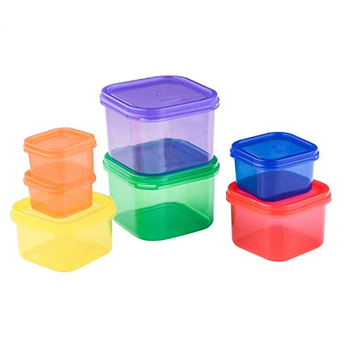 Color-Coded 7PCS Portion Control Containers Set