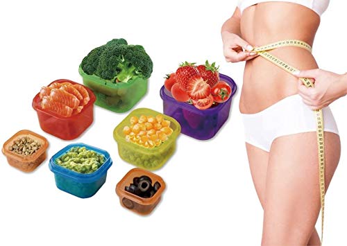 Green Portion Control Containers Kit for Weight Loss