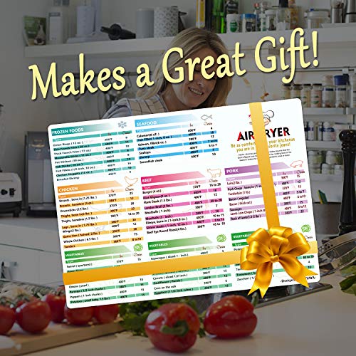 Air Fryer Cooking Times Cheat Sheet Magnet