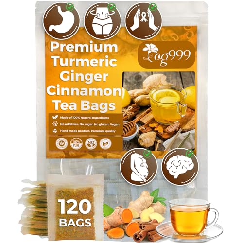 Premium Turmeric Ginger Herbal Tea for Weight Loss