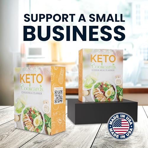 Keto Cookcards: 120 Recipes & Meal Planner
