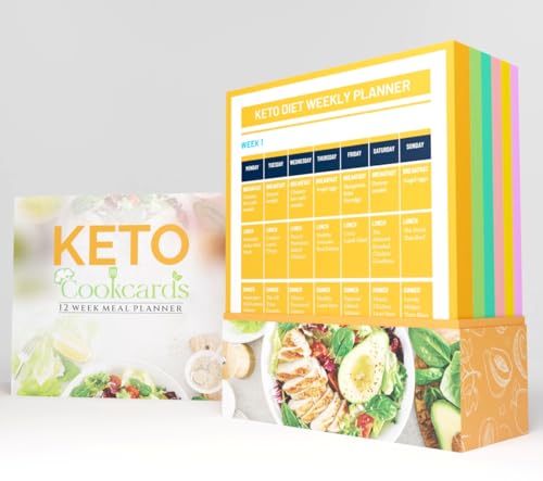 Keto Cookcards: 120 Recipes & Meal Planner