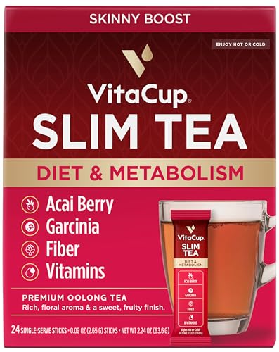 VitaCup Slim Instant Tea Packets for Diet Support