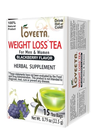 Loveeta Blackberry Weight Loss Tea - 15 Bags