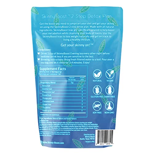 Skinny Boost Evening Detox Tea - 14 Bags