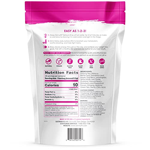 SkinnyFit Detox Tea - Natural Weight Loss Support