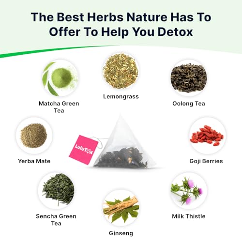 LULUTOX Herbal Detox Tea for Healthy Weight Loss
