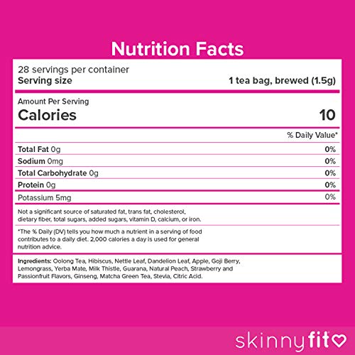 SkinnyFit Detox Tea - Natural Weight Loss Support