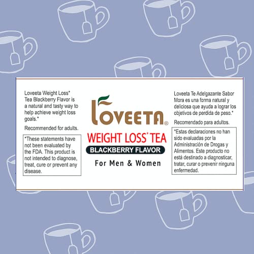 Loveeta Blackberry Weight Loss Tea - 15 Bags