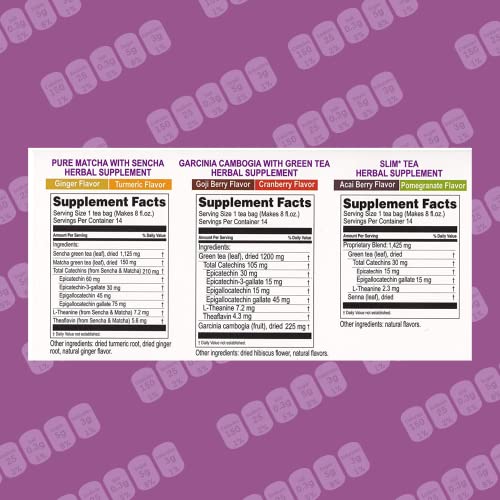 Hyleys 14-Day Detox Weight Loss Tea Bags