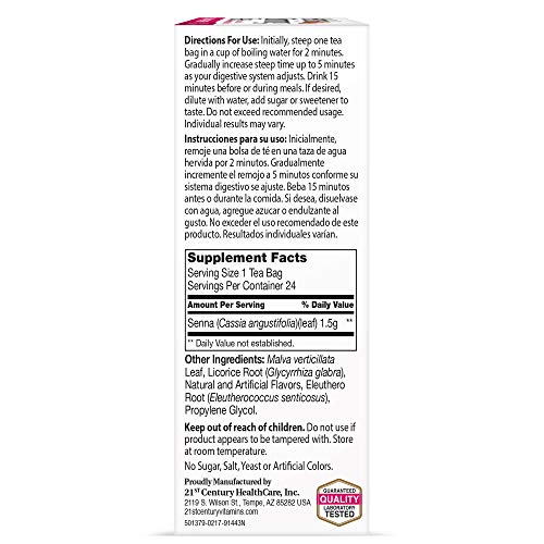 Cran Raspberry Slimming Tea - 24 Count