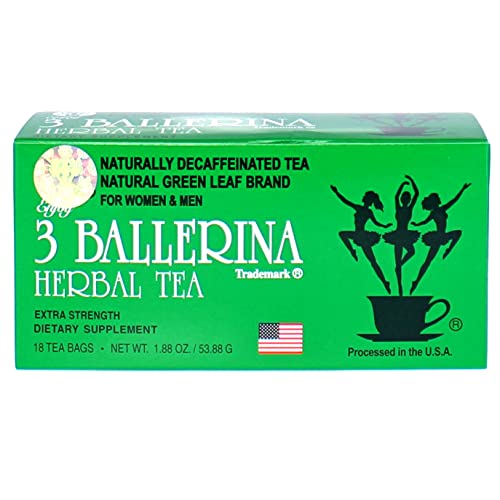 Extra Strength 3 Ballerina Tea - 18 Count