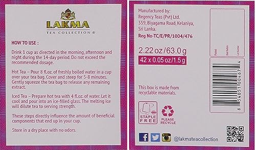 Lakma 14-Day Green Tea Weight Loss Kit