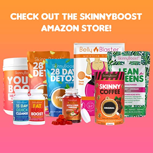 SkinnyBoost 28-Day Detox Tea Kit for Weight Loss