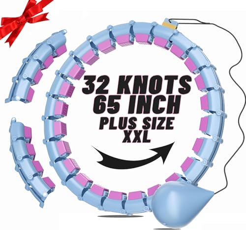 Quiet Plus Size Weighted Hula Hoop for Fitness