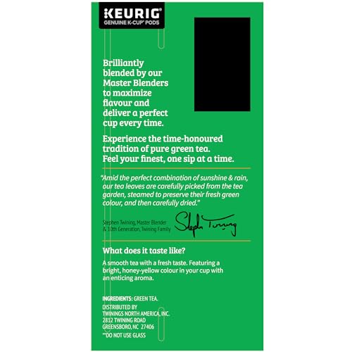 Twinings Green Tea K-Cup Pods - 24 Count
