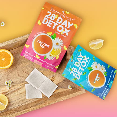 SkinnyBoost 28-Day Detox Tea Kit for Weight Loss