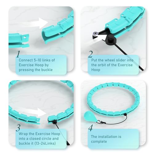 Plus Size Smart Weighted Hula Hoop for Weight Loss