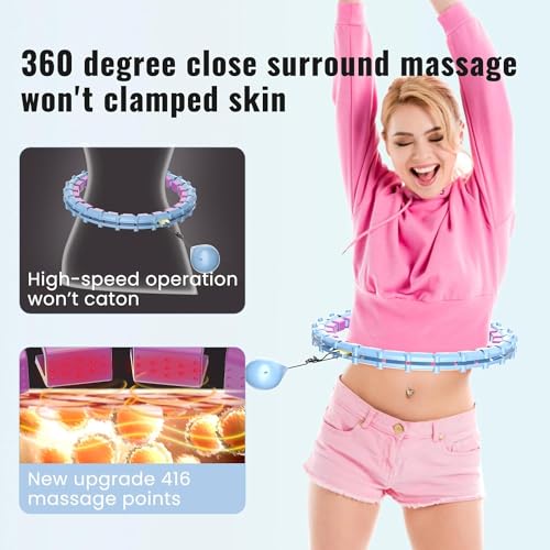 Quiet Plus Size Weighted Hula Hoop for Fitness