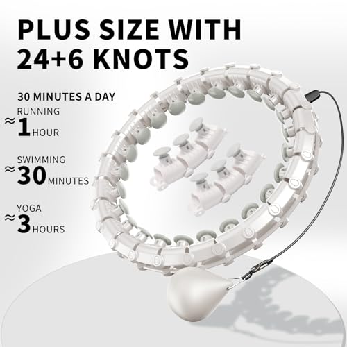 Plus Size Smart Weighted Hula Hoop for Weight Loss